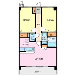 ヴェルドミール　Ⅱの物件間取画像